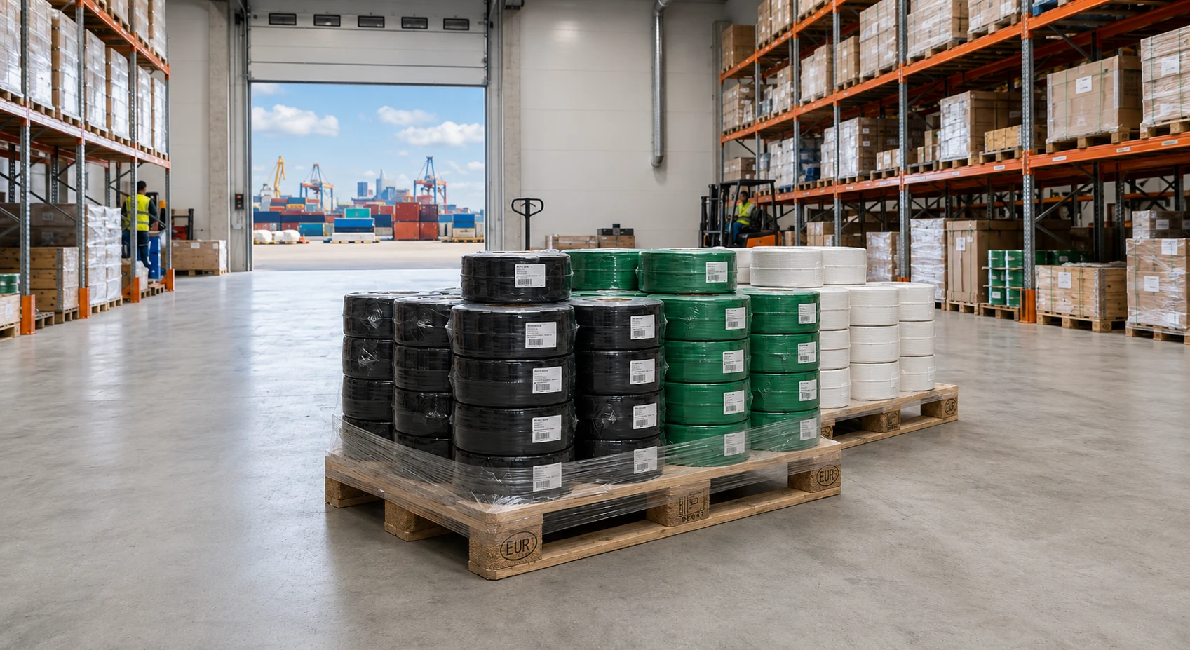 PP Strapping Band Exporter Estonia — Greenstrix Industrial Packaging